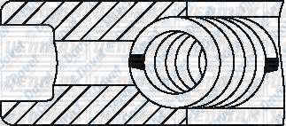 YENMAK 91-09661-050 Segman 0.50 L300 Ym / H100 Em  91.6mm  ####